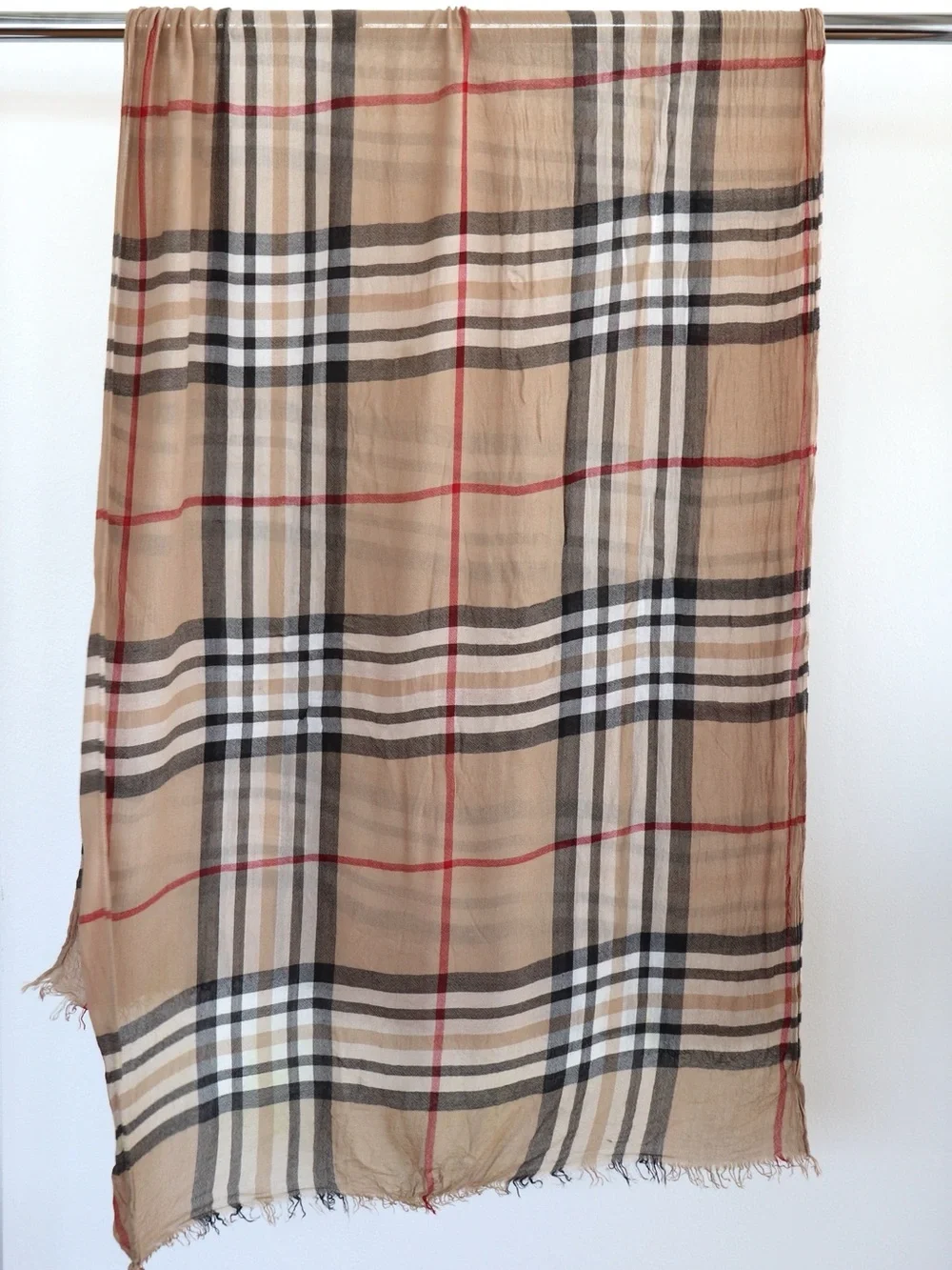 Burberry - Vintage Silk Chiffon Classic Scarf